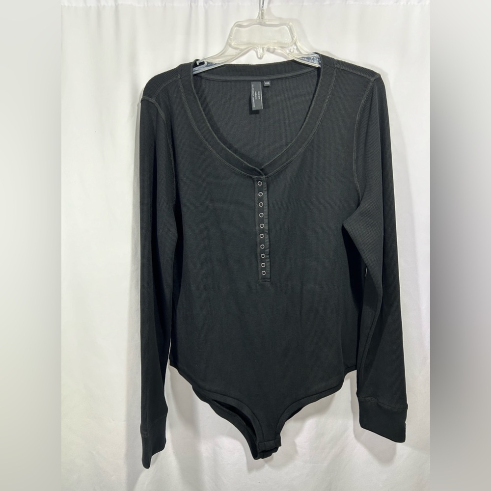 Black Long Sleeve Bodysuit